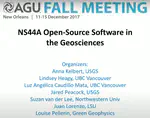 AGU 2017: Open Source Software in the Geosciences Panel